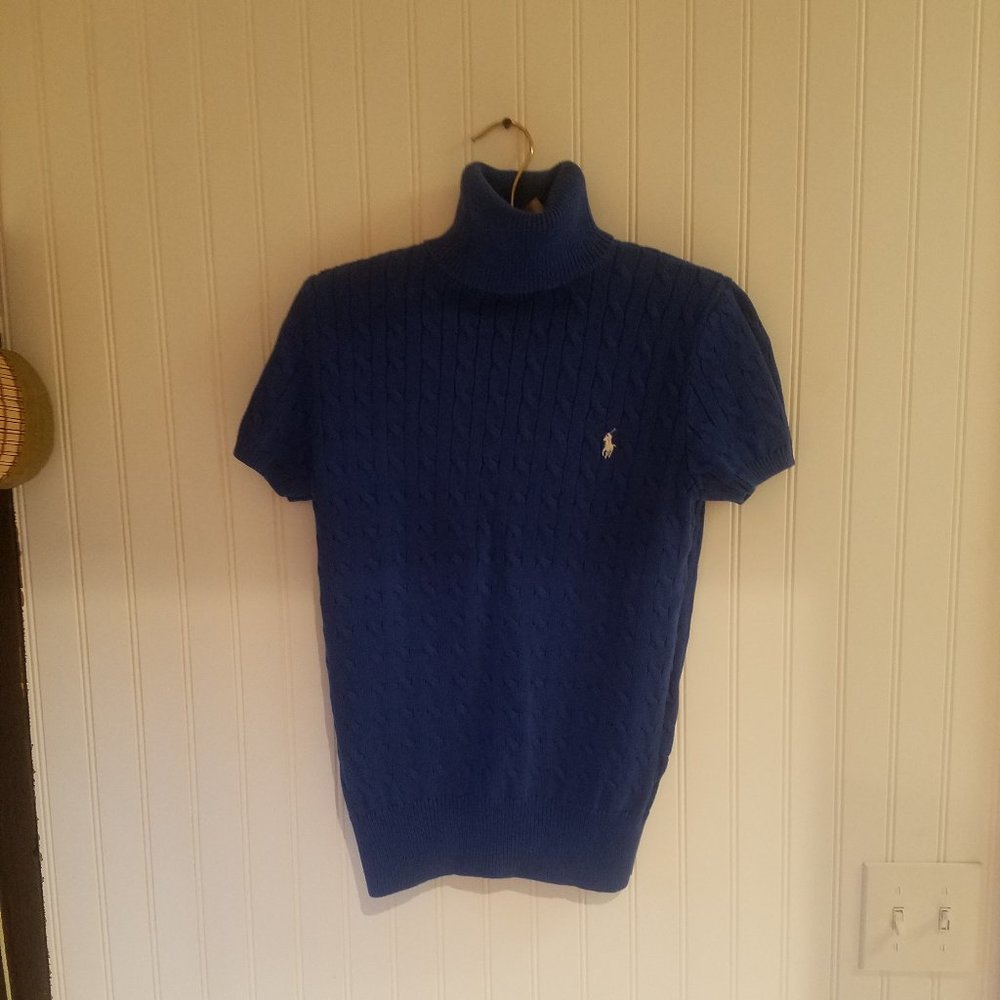 Ralph Lauren Short Sleeve Turtleneck Sweater